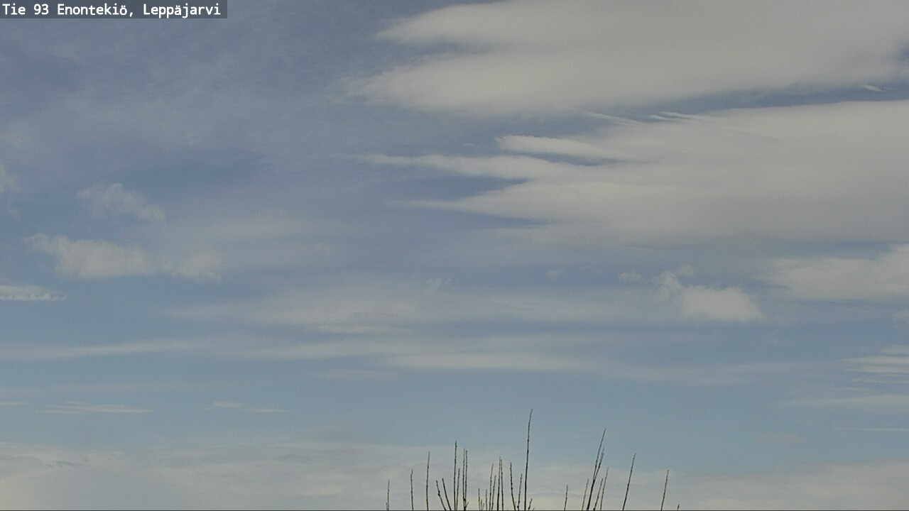 Weather Camera Image Road 93 Enontekiö, Leppäjärvi, Enontekiö, Lappi