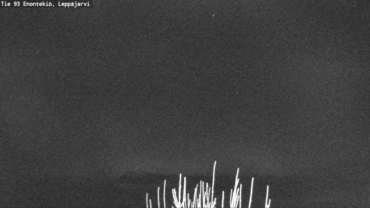 Weather Camera Image Väg 93 Enontekis, Leppäjärvi, Enontekiö, Lappi