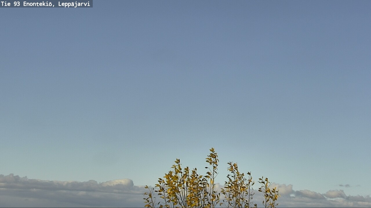 Weather Camera Image Road 93 Enontekiö, Leppäjärvi, Enontekiö, Lappi