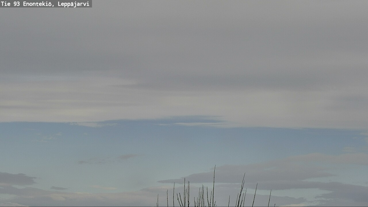 Weather Camera Image Road 93 Enontekiö, Leppäjärvi, Enontekiö, Lappi