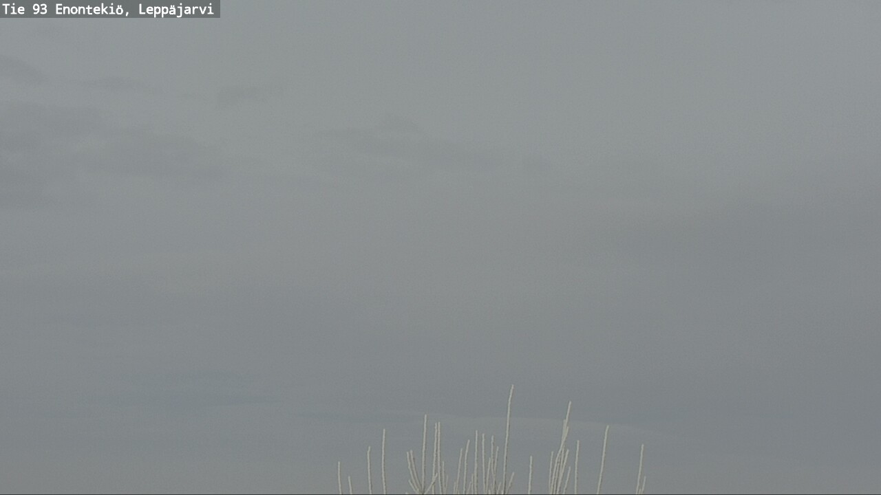 Weather Camera Image Väg 93 Enontekis, Leppäjärvi, Enontekiö, Lappi