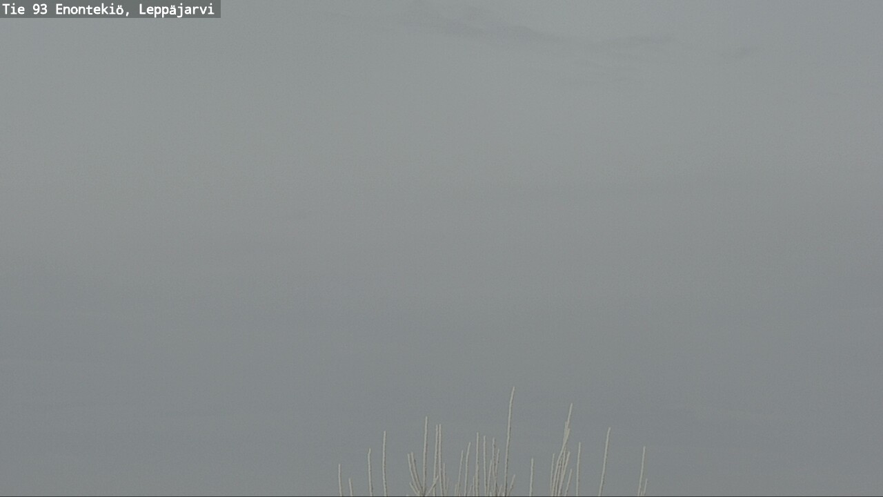 Weather Camera Image Väg 93 Enontekis, Leppäjärvi, Enontekiö, Lappi