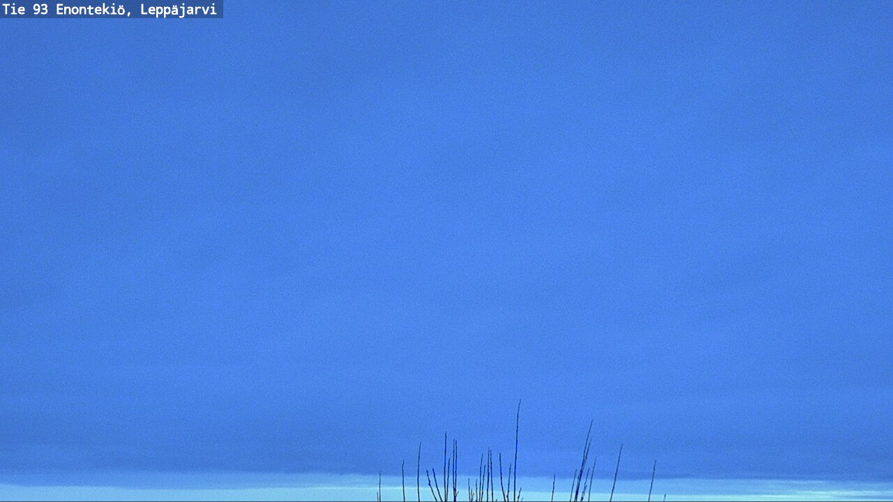 Weather Camera Image Road 93 Enontekiö, Leppäjärvi, Enontekiö, Lappi