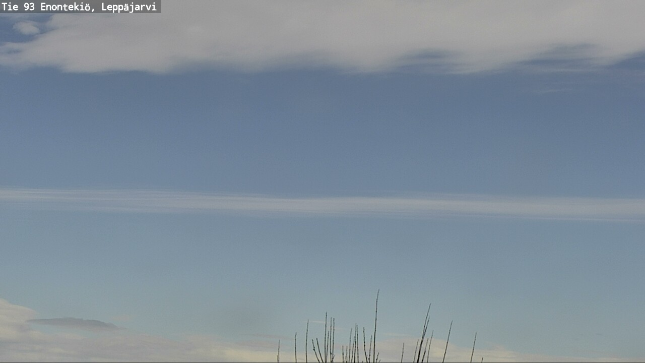 Weather Camera Image Road 93 Enontekiö, Leppäjärvi, Enontekiö, Lappi