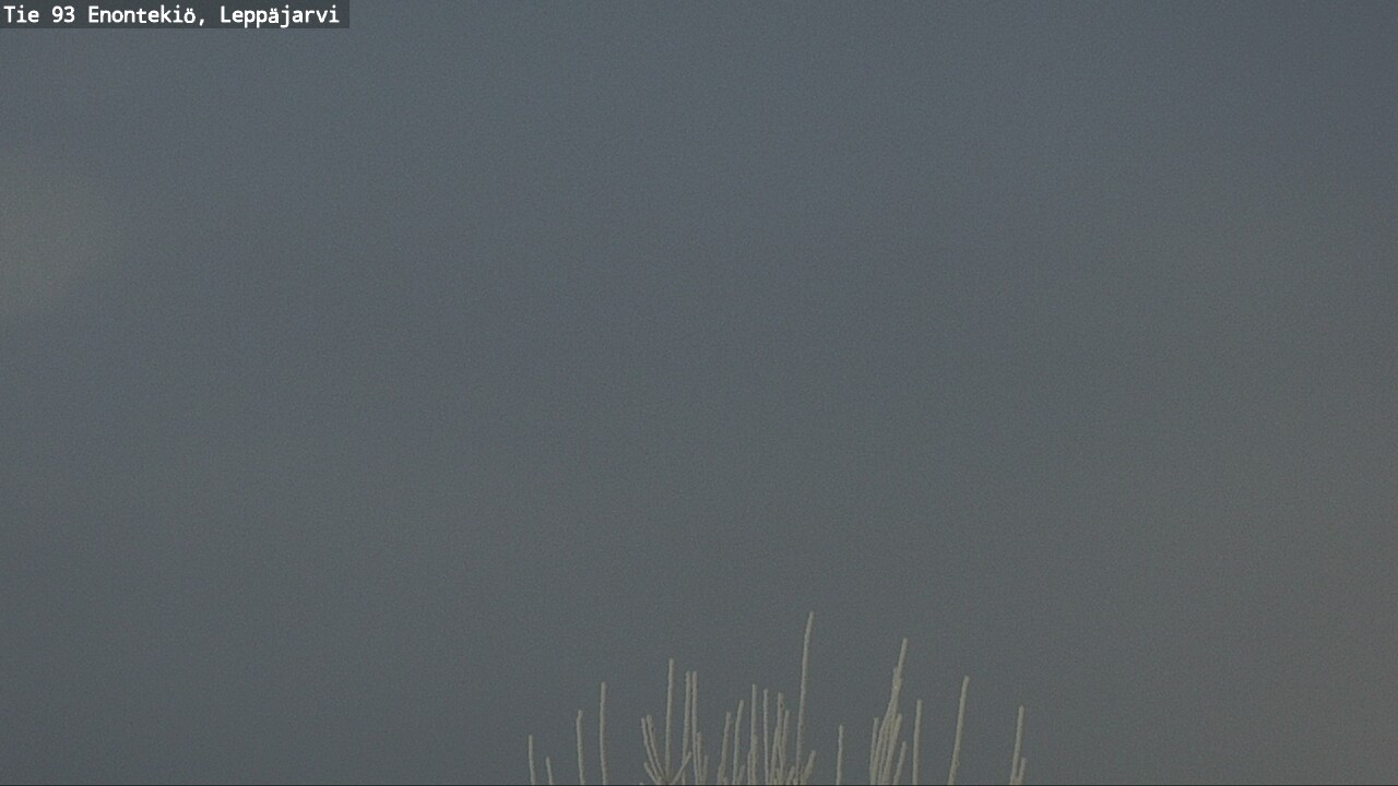 Weather Camera Image Väg 93 Enontekis, Leppäjärvi, Enontekiö, Lappi