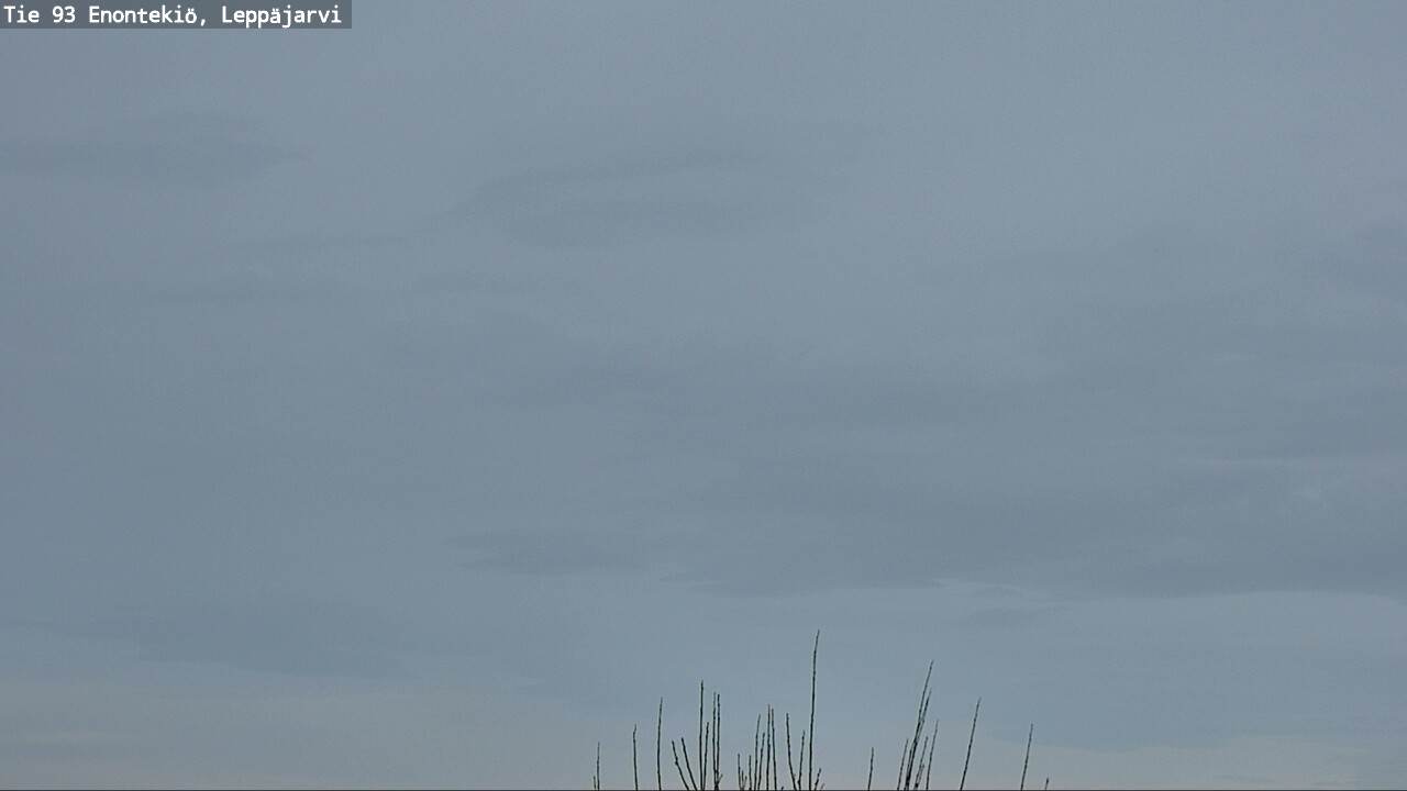 Weather Camera Image Road 93 Enontekiö, Leppäjärvi, Enontekiö, Lappi