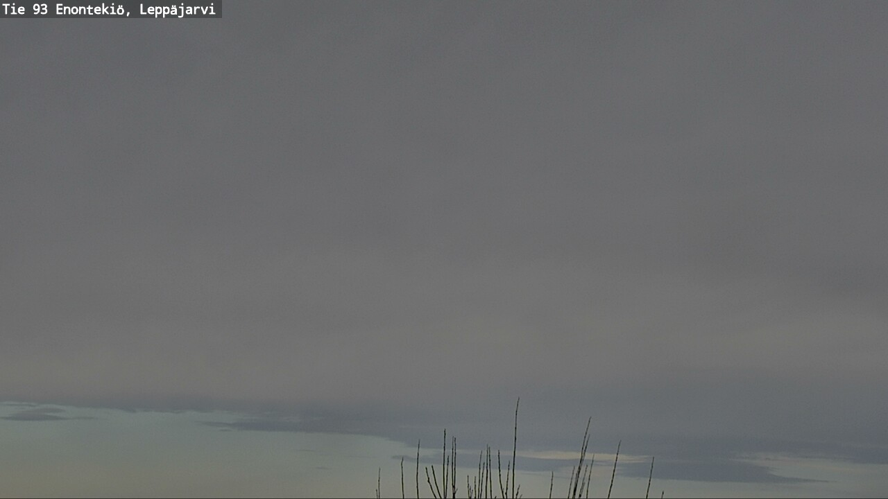 Weather Camera Image Road 93 Enontekiö, Leppäjärvi, Enontekiö, Lappi