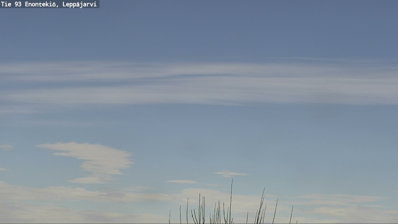 Weather Camera Image Road 93 Enontekiö, Leppäjärvi, Enontekiö, Lappi