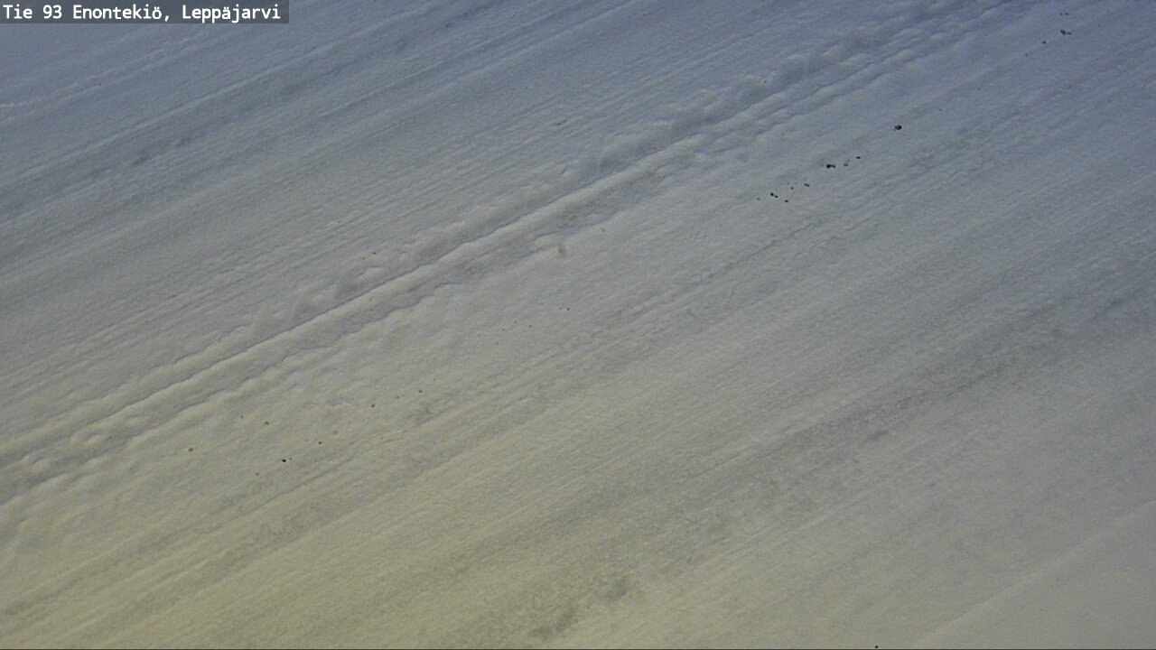 Weather Camera Image Road 93 Enontekiö, Leppäjärvi, Enontekiö, Lappi
