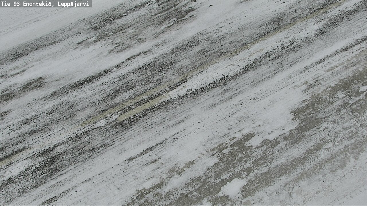 Weather Camera Image Road 93 Enontekiö, Leppäjärvi, Enontekiö, Lappi