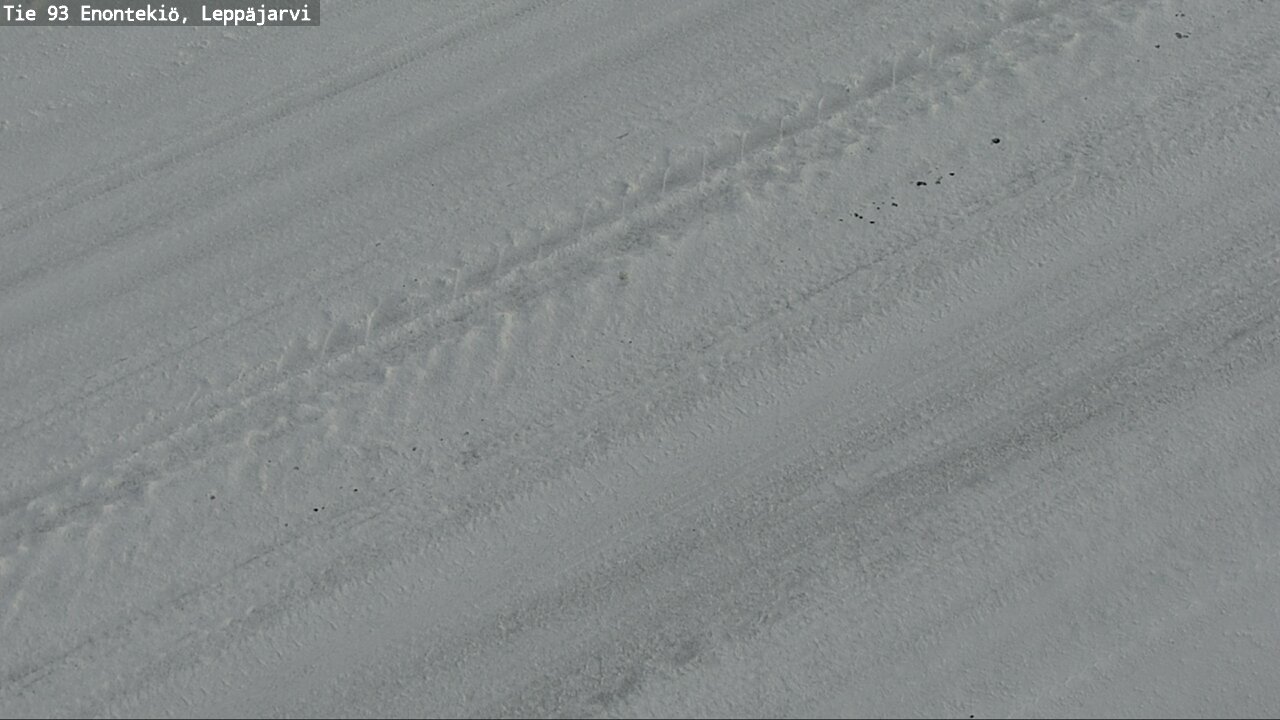Weather Camera Image Road 93 Enontekiö, Leppäjärvi, Enontekiö, Lappi