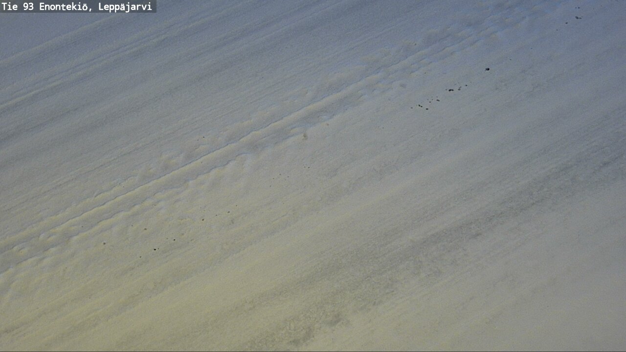 Weather Camera Image Road 93 Enontekiö, Leppäjärvi, Enontekiö, Lappi