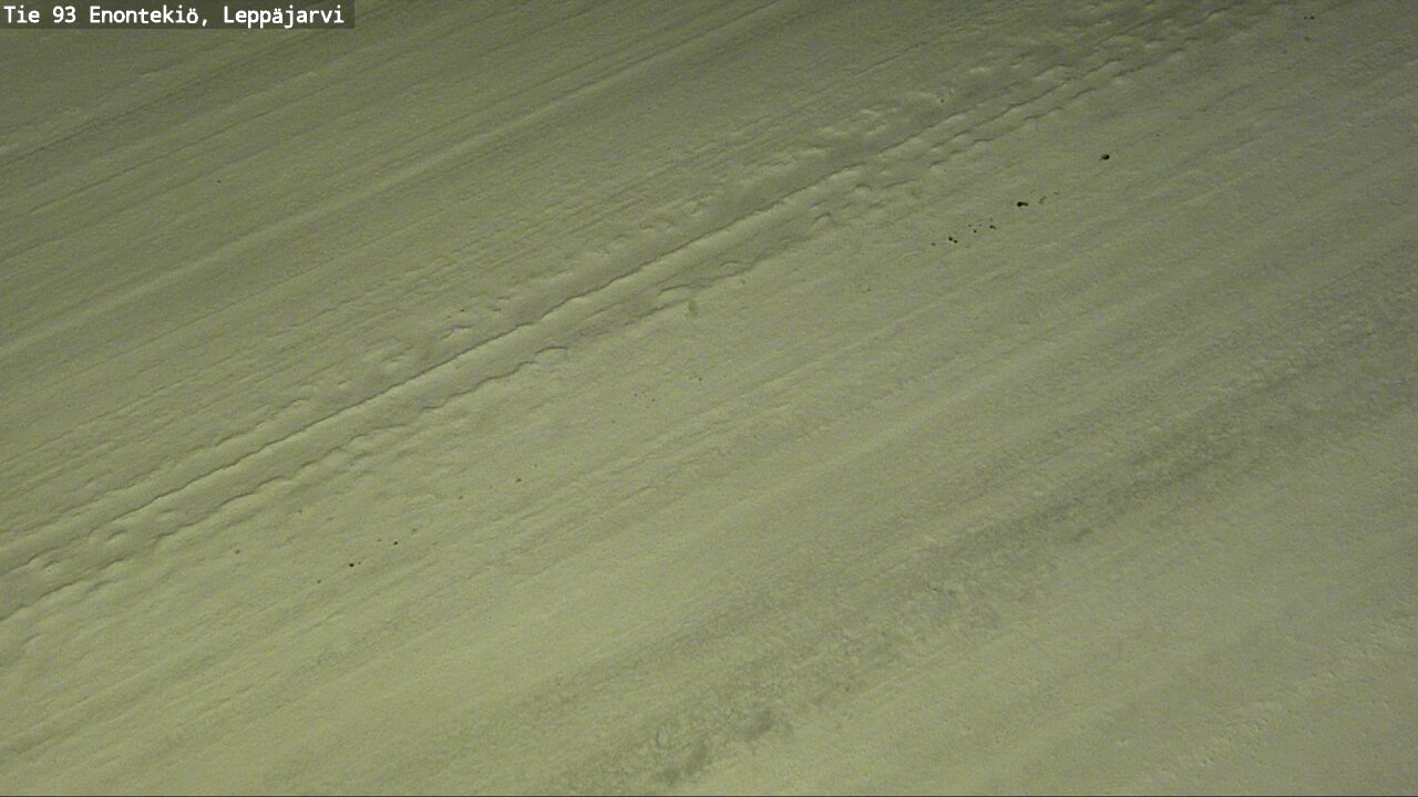 Weather Camera Image Road 93 Enontekiö, Leppäjärvi, Enontekiö, Lappi