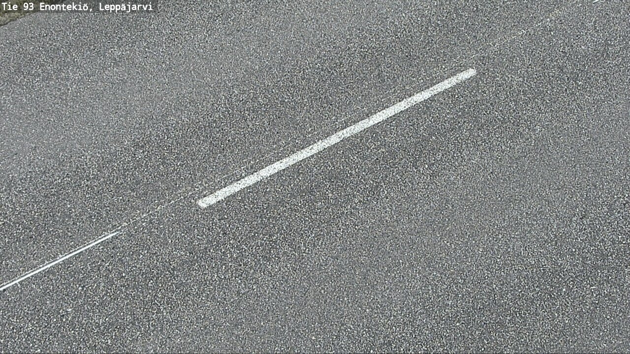 Weather Camera Image Road 93 Enontekiö, Leppäjärvi, Enontekiö, Lappi