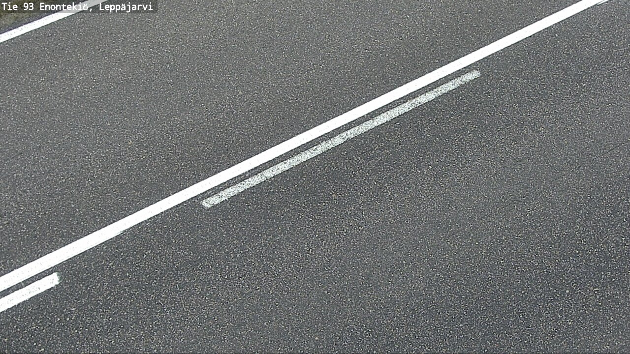 Weather Camera Image Road 93 Enontekiö, Leppäjärvi, Enontekiö, Lappi