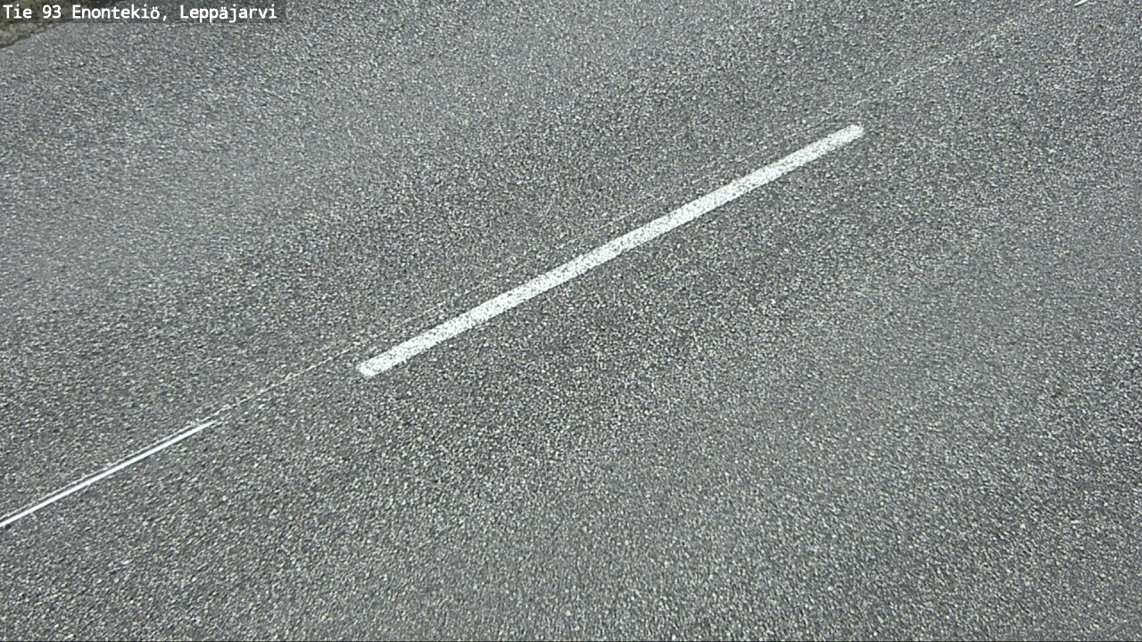 Weather Camera Image Road 93 Enontekiö, Leppäjärvi, Enontekiö, Lappi