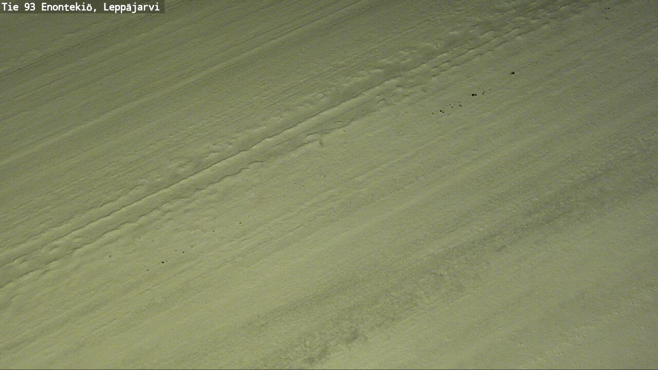 Weather Camera Image Road 93 Enontekiö, Leppäjärvi, Enontekiö, Lappi