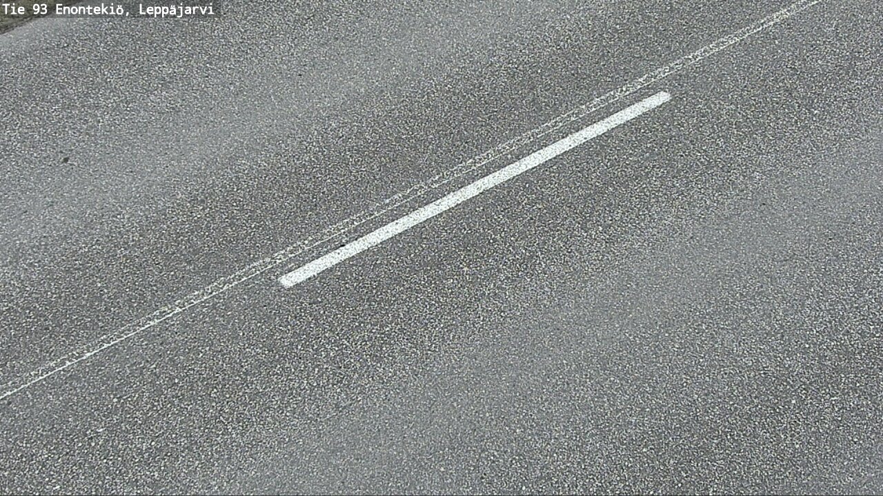 Weather Camera Image Väg 93 Enontekis, Leppäjärvi, Enontekiö, Lappi