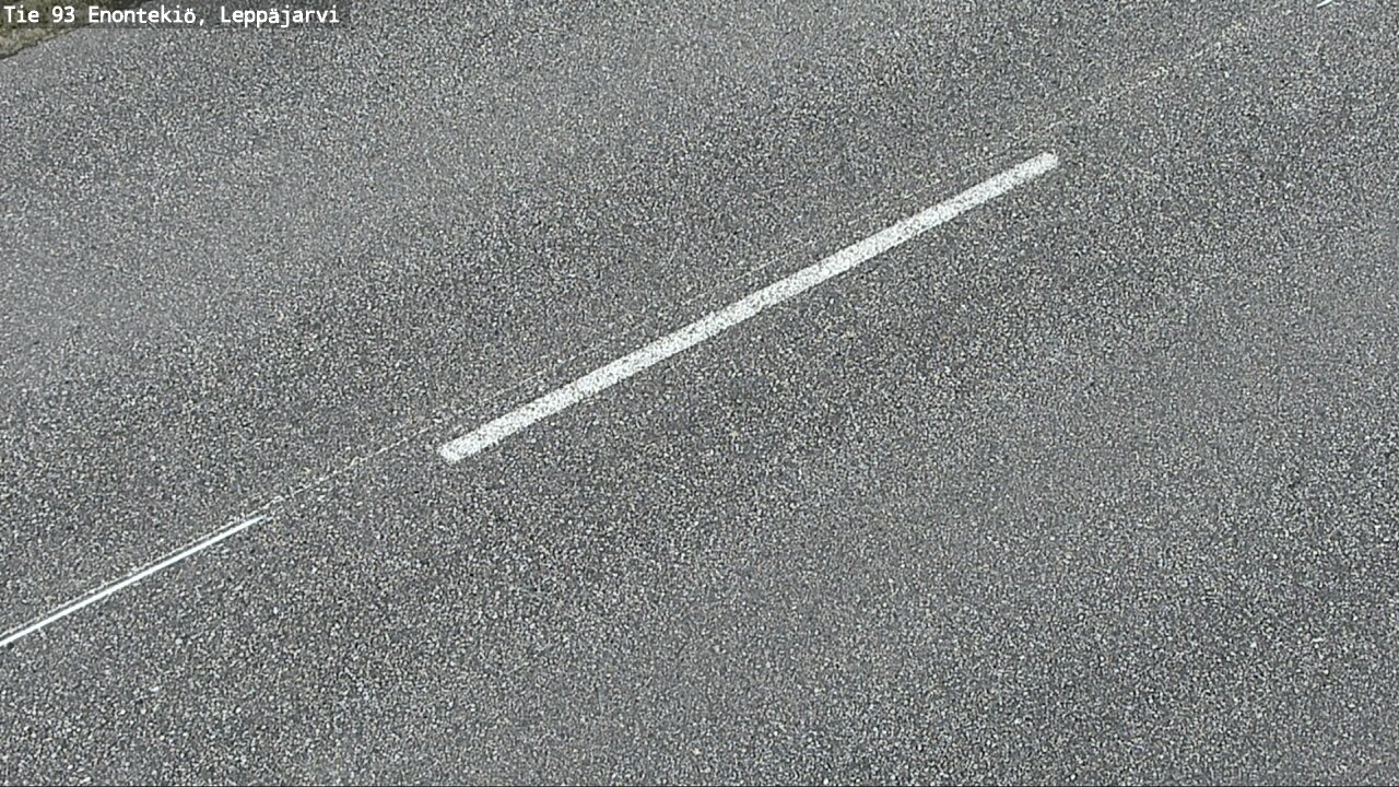 Weather Camera Image Road 93 Enontekiö, Leppäjärvi, Enontekiö, Lappi