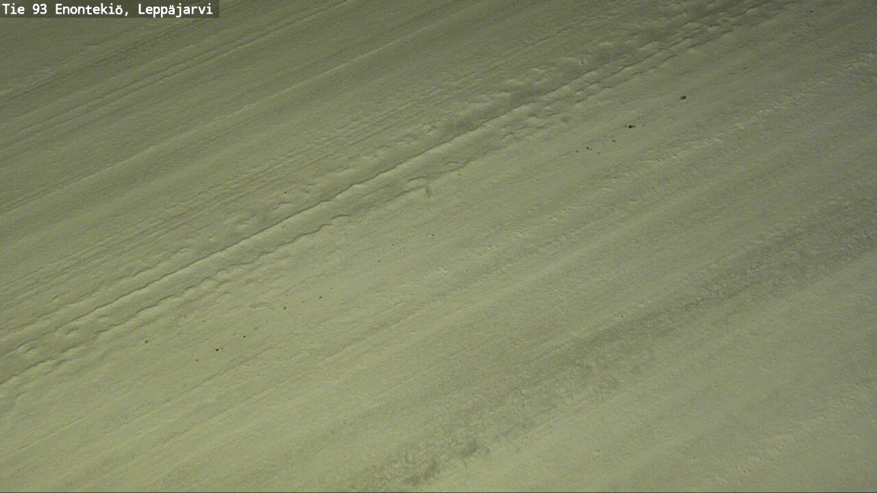 Weather Camera Image Road 93 Enontekiö, Leppäjärvi, Enontekiö, Lappi