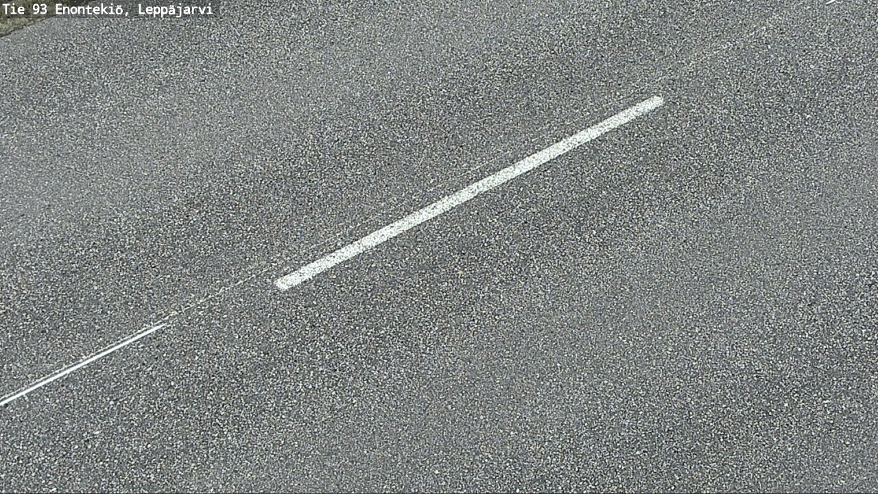 Weather Camera Image Road 93 Enontekiö, Leppäjärvi, Enontekiö, Lappi