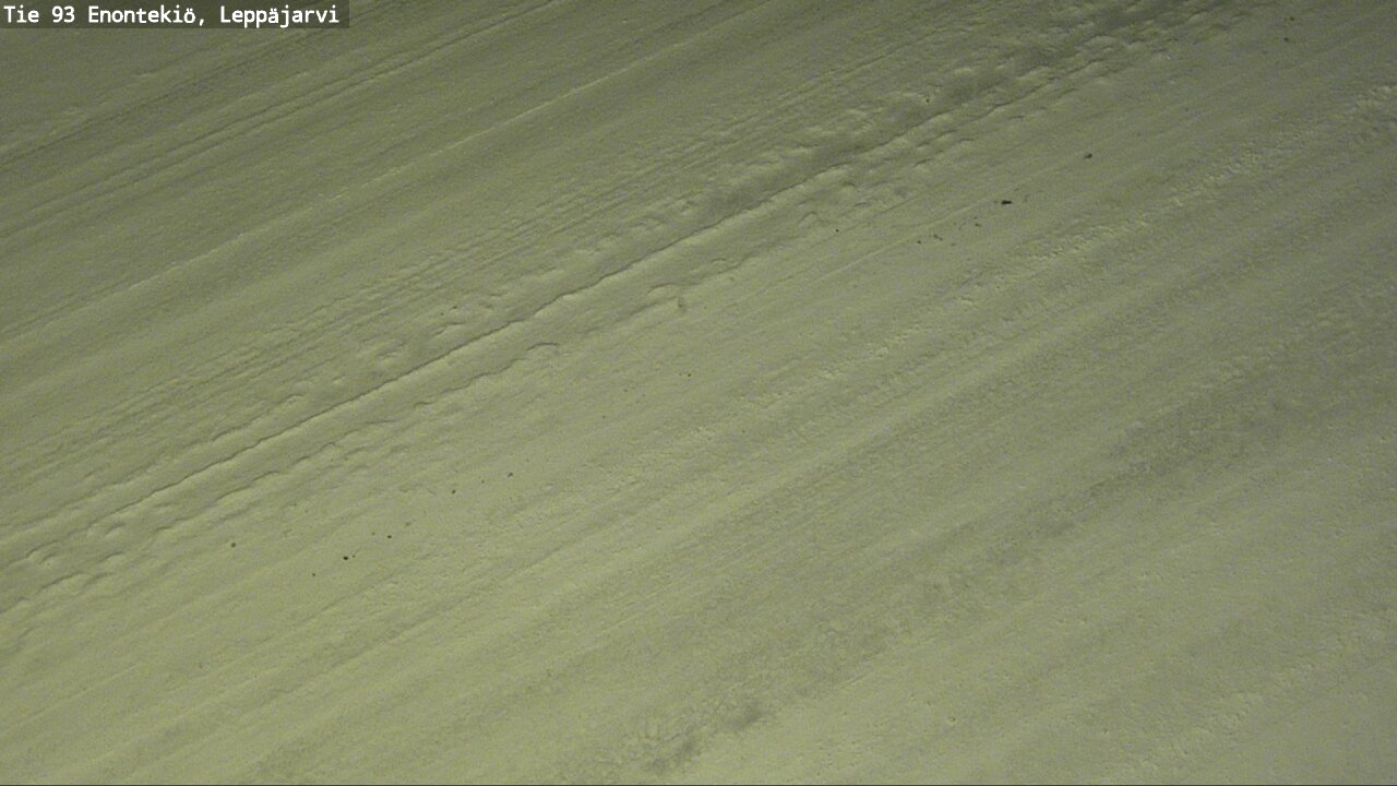 Weather Camera Image Road 93 Enontekiö, Leppäjärvi, Enontekiö, Lappi
