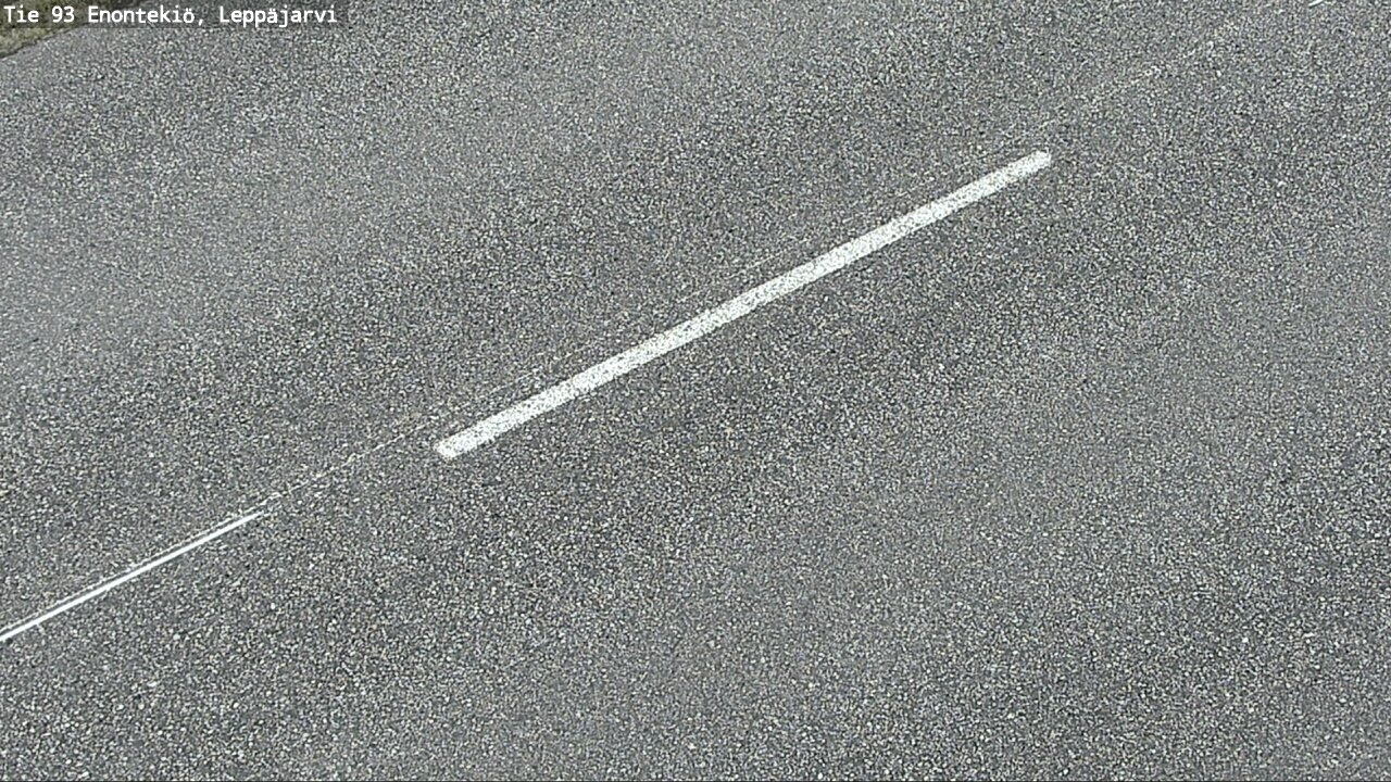 Weather Camera Image Road 93 Enontekiö, Leppäjärvi, Enontekiö, Lappi