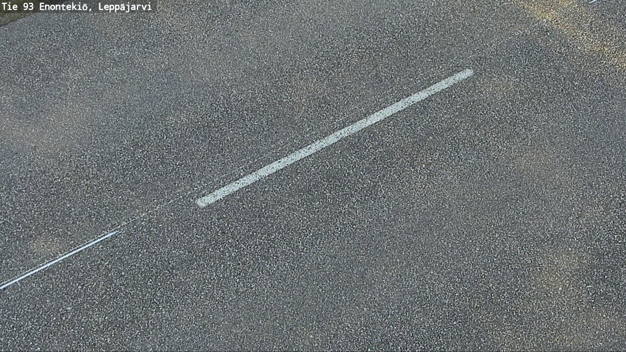 Weather Camera Image Road 93 Enontekiö, Leppäjärvi, Enontekiö, Lappi