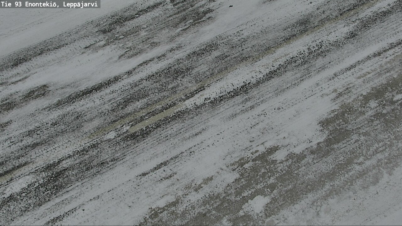 Weather Camera Image Road 93 Enontekiö, Leppäjärvi, Enontekiö, Lappi