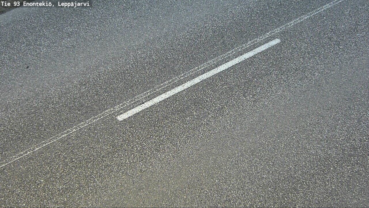 Weather Camera Image Väg 93 Enontekis, Leppäjärvi, Enontekiö, Lappi