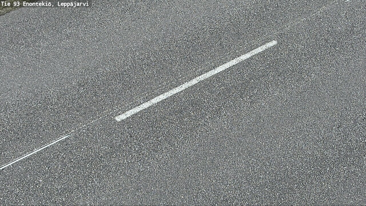 Weather Camera Image Road 93 Enontekiö, Leppäjärvi, Enontekiö, Lappi