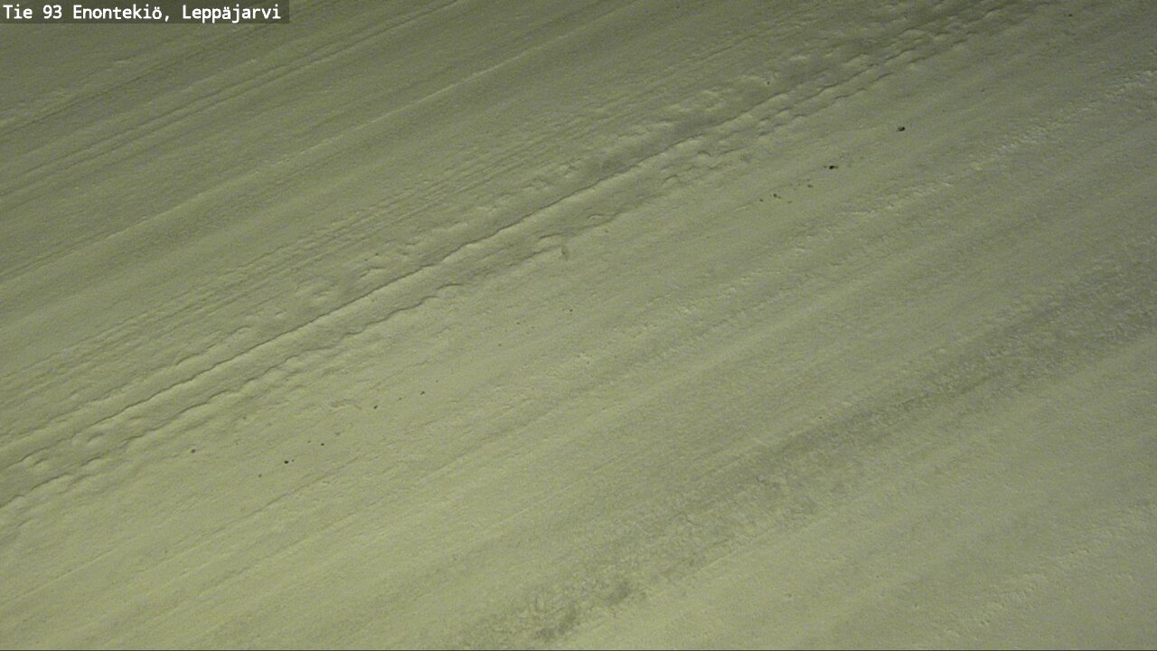 Weather Camera Image Road 93 Enontekiö, Leppäjärvi, Enontekiö, Lappi