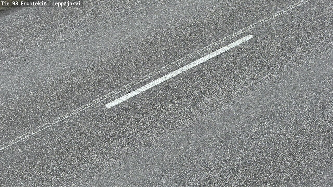 Weather Camera Image Väg 93 Enontekis, Leppäjärvi, Enontekiö, Lappi