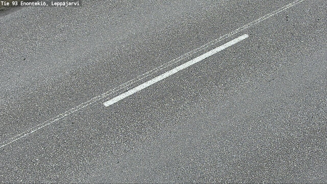 Weather Camera Image Väg 93 Enontekis, Leppäjärvi, Enontekiö, Lappi