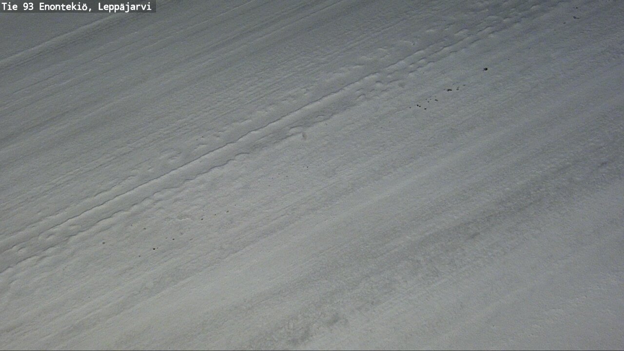 Weather Camera Image Road 93 Enontekiö, Leppäjärvi, Enontekiö, Lappi