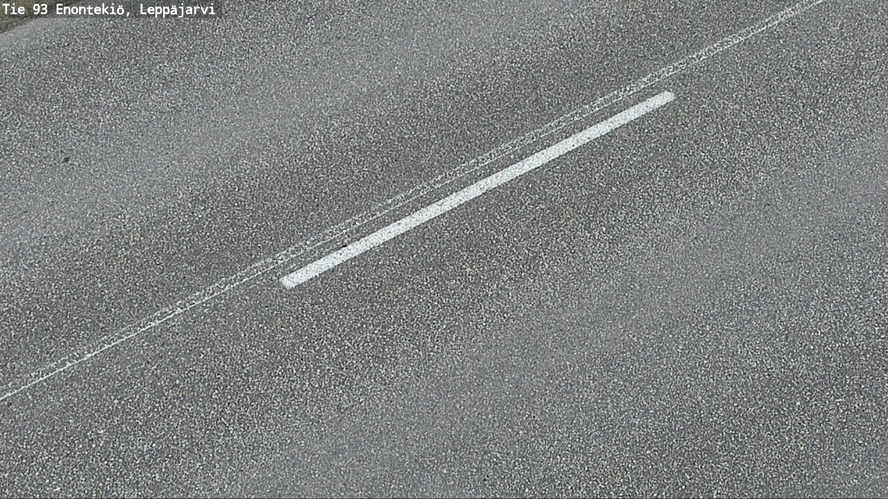 Weather Camera Image Väg 93 Enontekis, Leppäjärvi, Enontekiö, Lappi