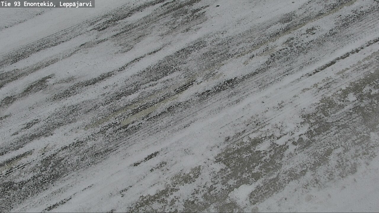 Weather Camera Image Road 93 Enontekiö, Leppäjärvi, Enontekiö, Lappi