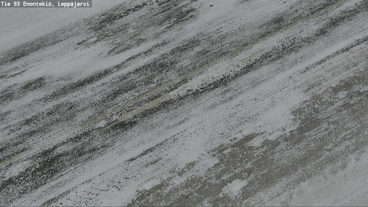 Weather Camera Image Road 93 Enontekiö, Leppäjärvi, Enontekiö, Lappi