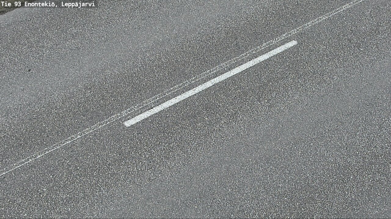 Weather Camera Image Väg 93 Enontekis, Leppäjärvi, Enontekiö, Lappi