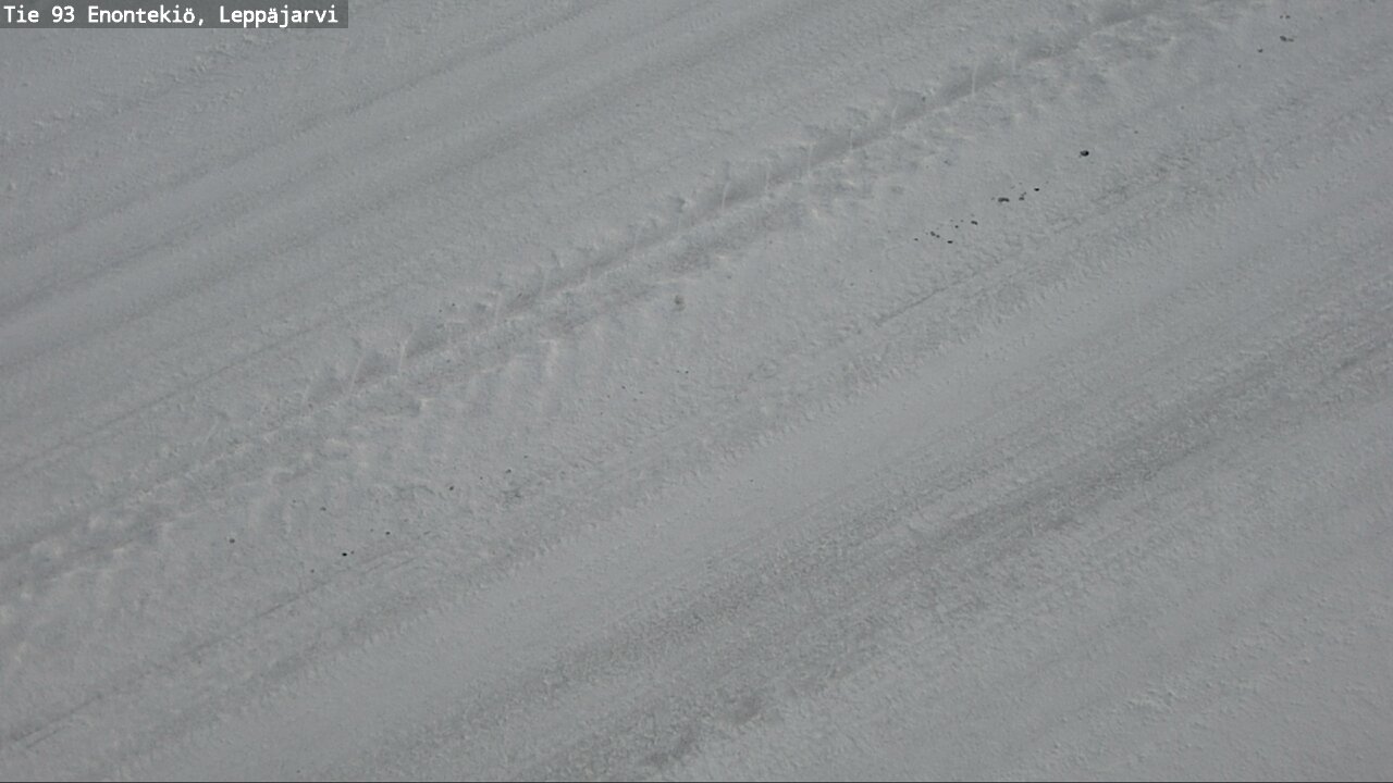 Weather Camera Image Road 93 Enontekiö, Leppäjärvi, Enontekiö, Lappi