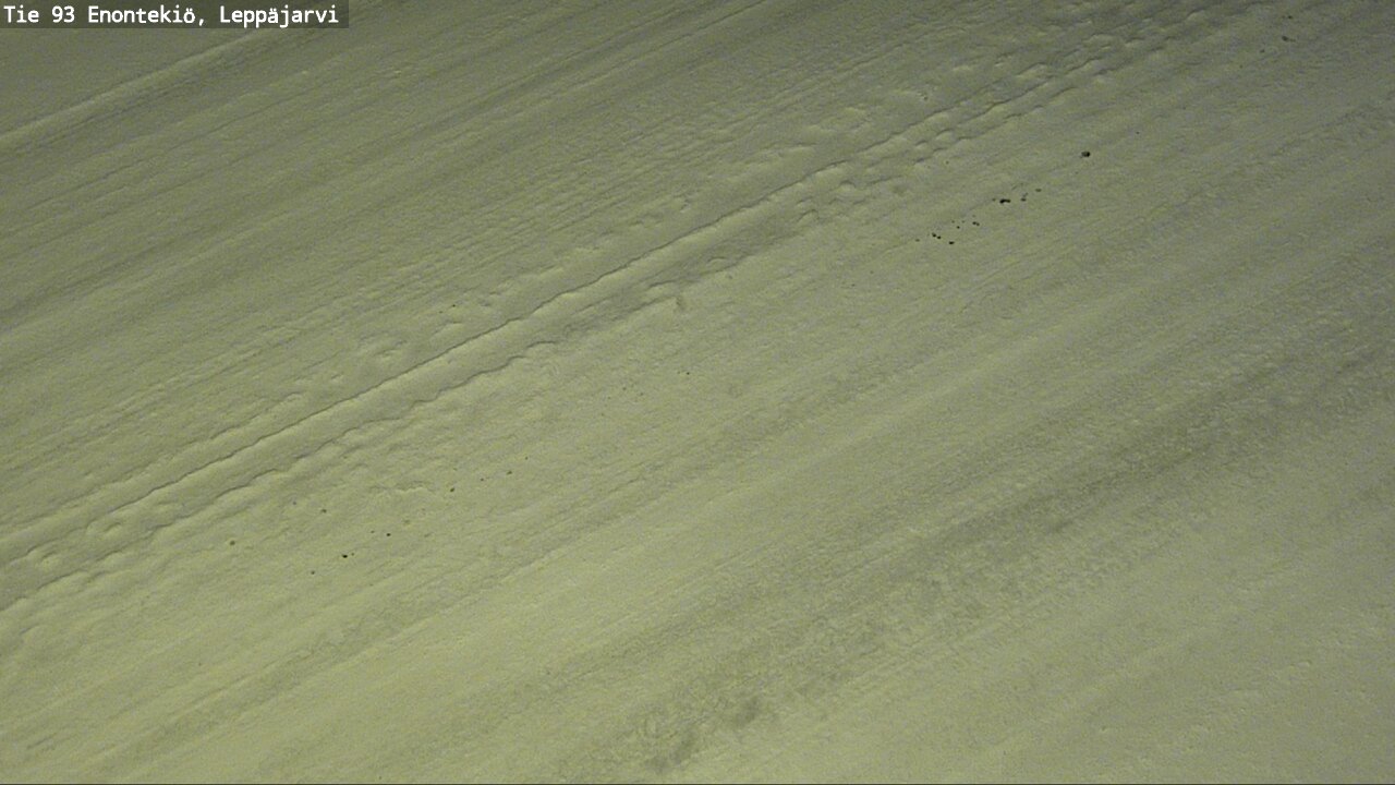 Weather Camera Image Road 93 Enontekiö, Leppäjärvi, Enontekiö, Lappi