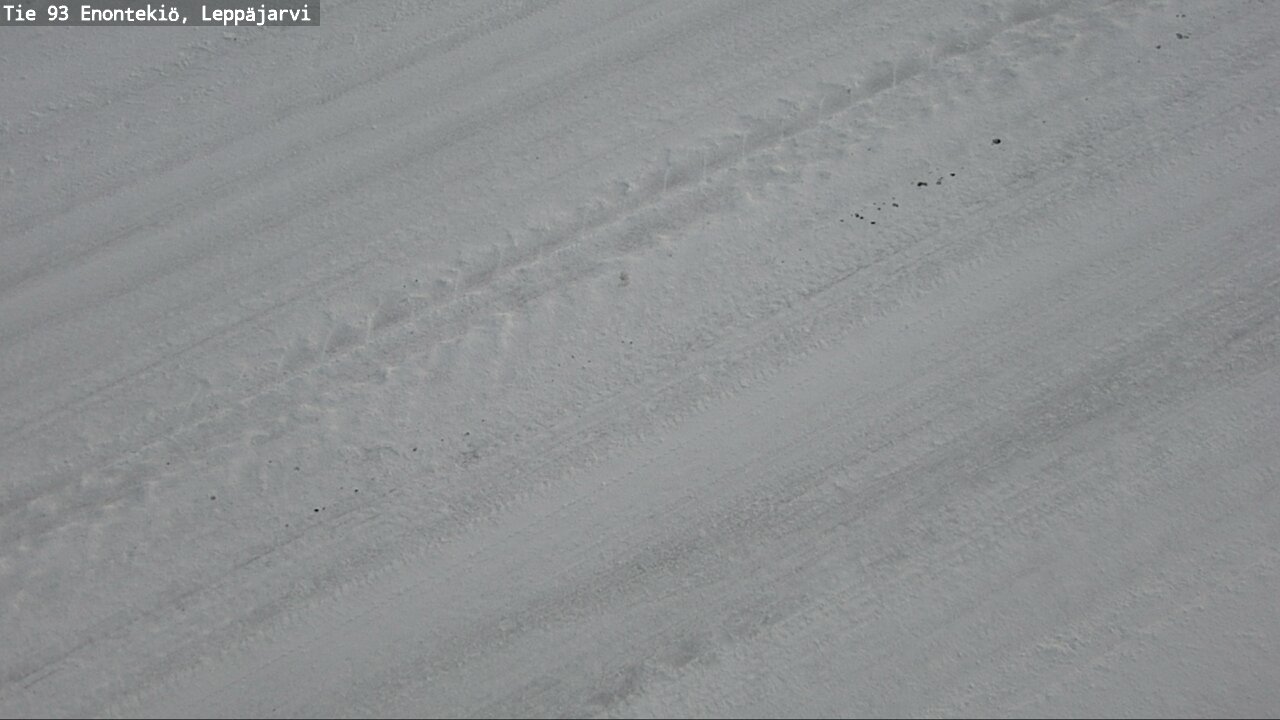 Weather Camera Image Road 93 Enontekiö, Leppäjärvi, Enontekiö, Lappi