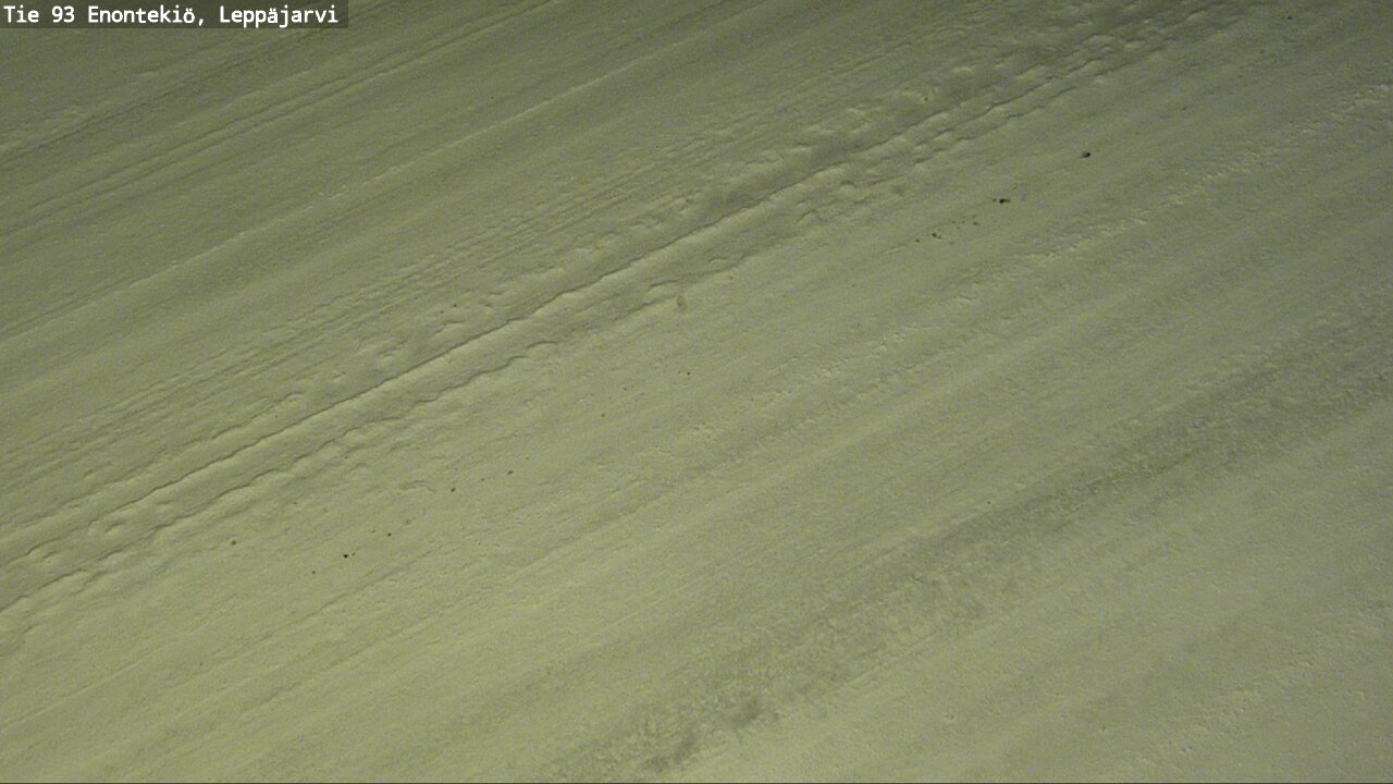 Weather Camera Image Road 93 Enontekiö, Leppäjärvi, Enontekiö, Lappi