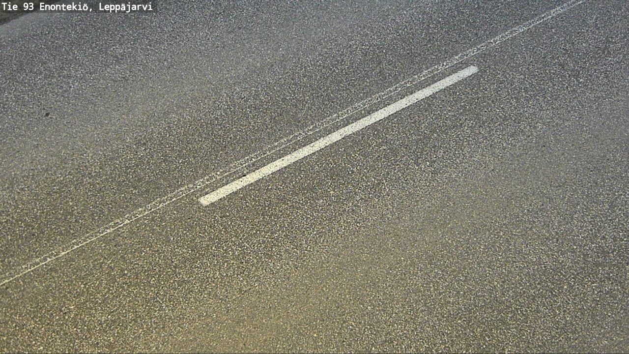 Weather Camera Image Väg 93 Enontekis, Leppäjärvi, Enontekiö, Lappi