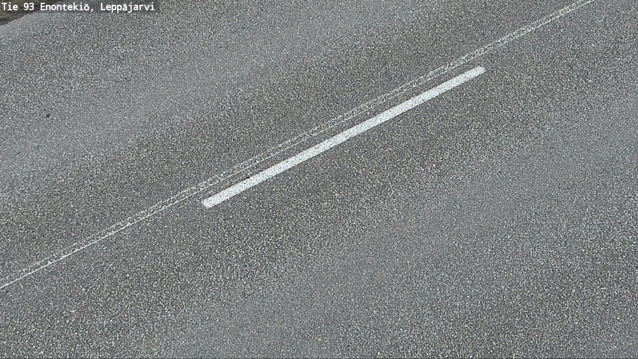 Weather Camera Image Väg 93 Enontekis, Leppäjärvi, Enontekiö, Lappi
