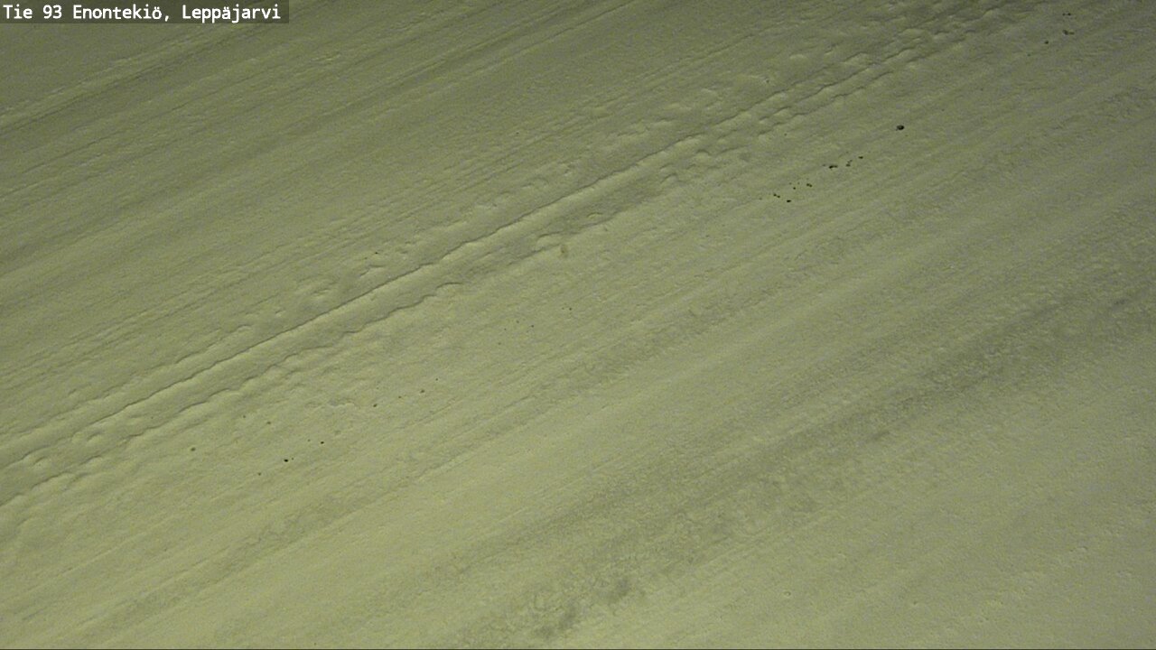 Weather Camera Image Road 93 Enontekiö, Leppäjärvi, Enontekiö, Lappi