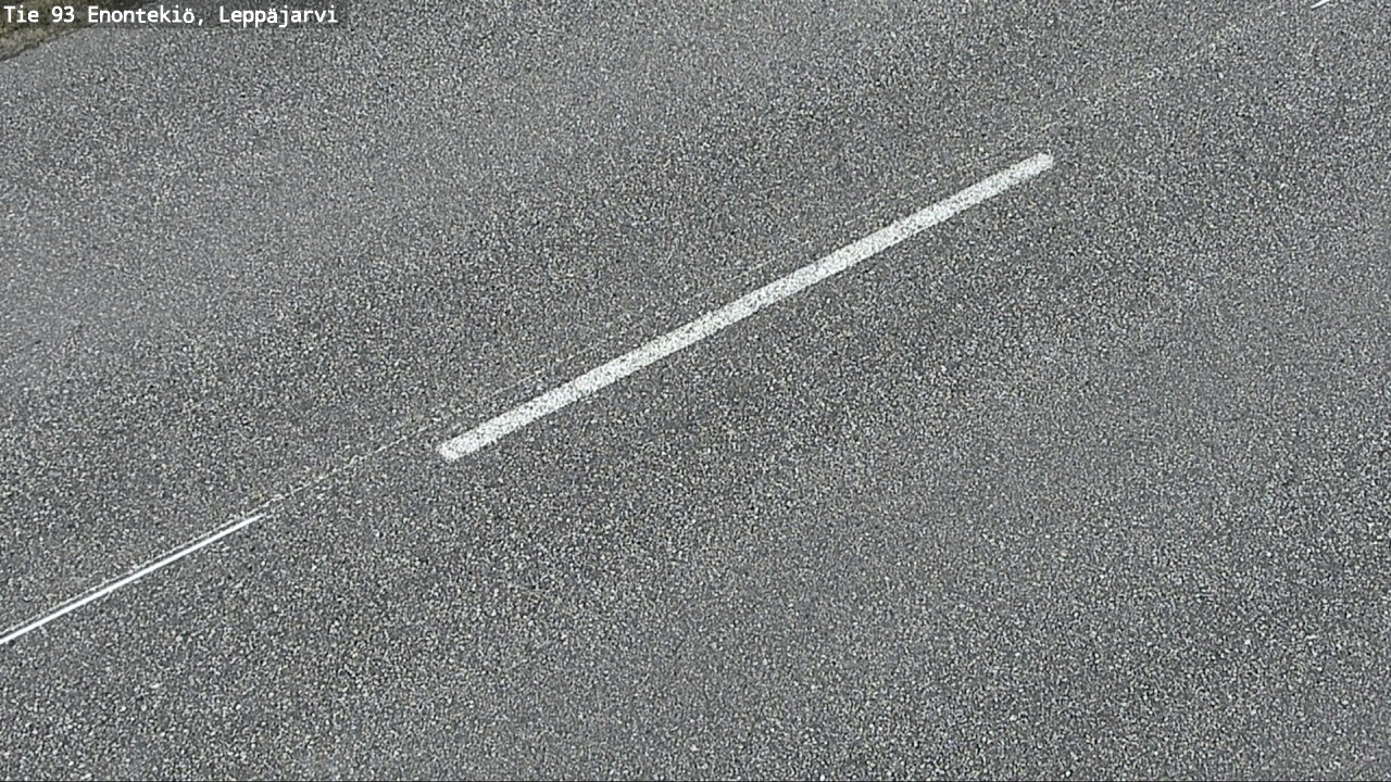 Weather Camera Image Road 93 Enontekiö, Leppäjärvi, Enontekiö, Lappi