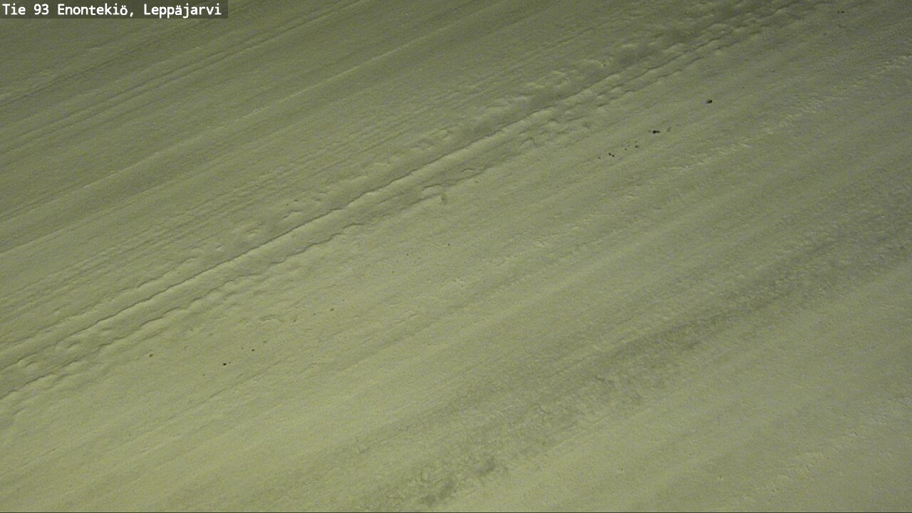 Weather Camera Image Road 93 Enontekiö, Leppäjärvi, Enontekiö, Lappi