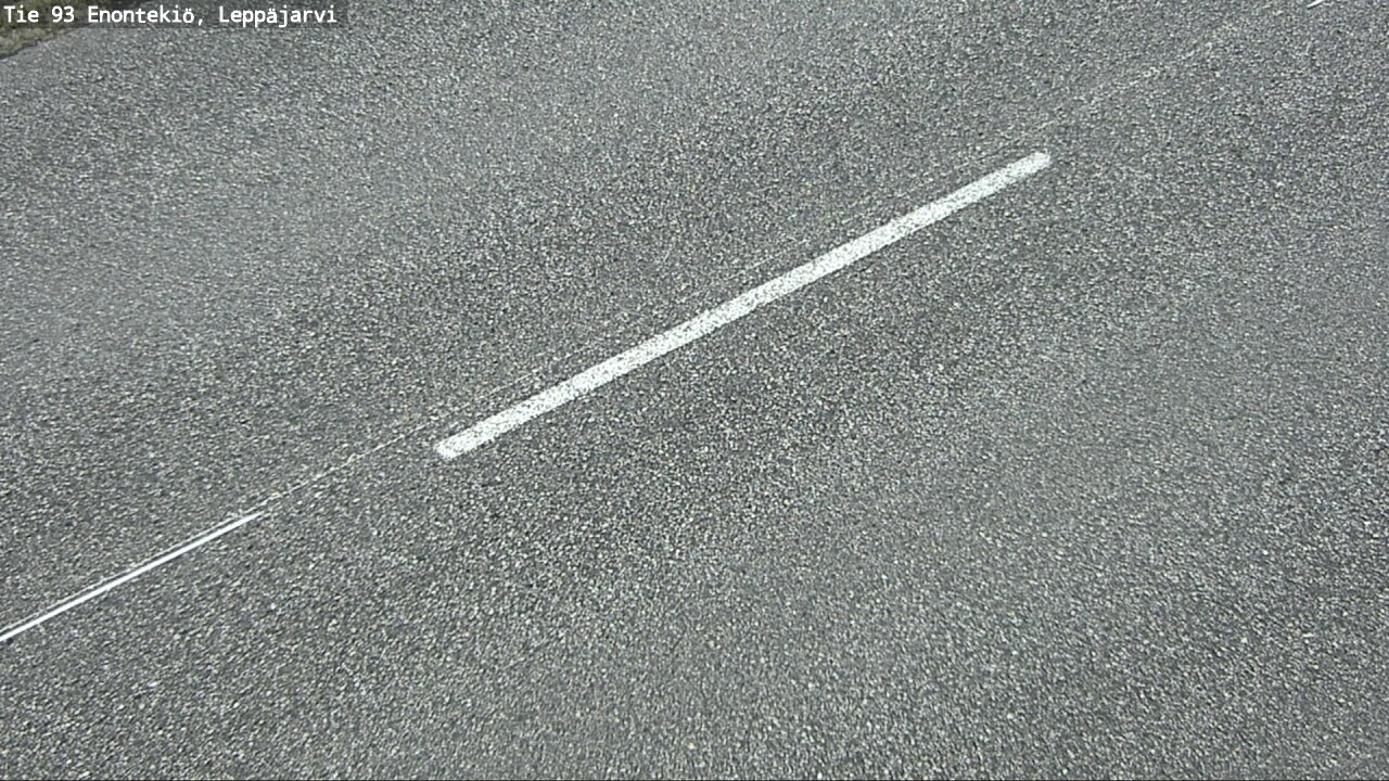 Weather Camera Image Road 93 Enontekiö, Leppäjärvi, Enontekiö, Lappi