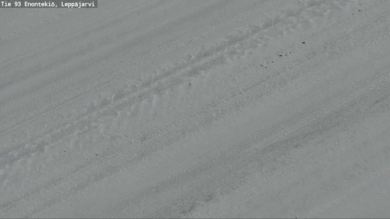 Weather Camera Image Road 93 Enontekiö, Leppäjärvi, Enontekiö, Lappi